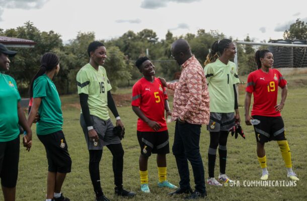 president-simeon-okraku-visits-black-queens-ahead-of-namibia-clash